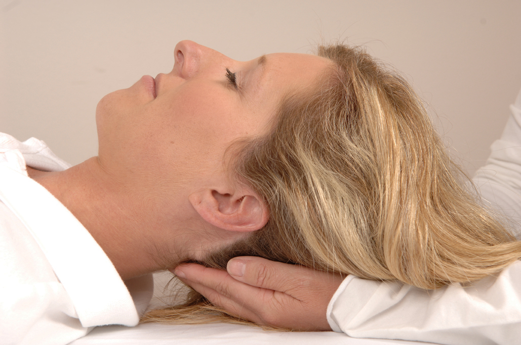Cranial sacral neck release therapy